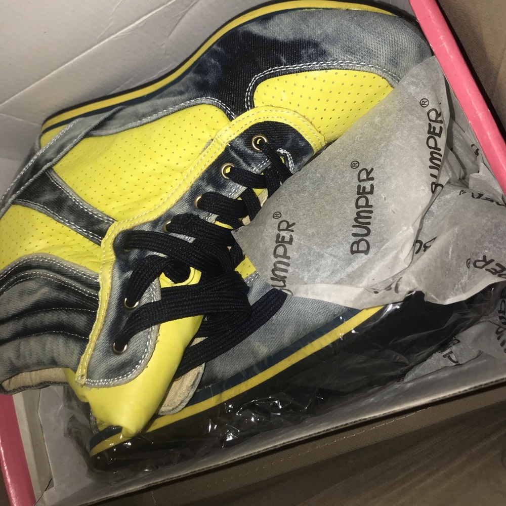 Brand new tennis shoe style wedges
